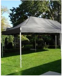 Partytent 8x8 m. - zwart